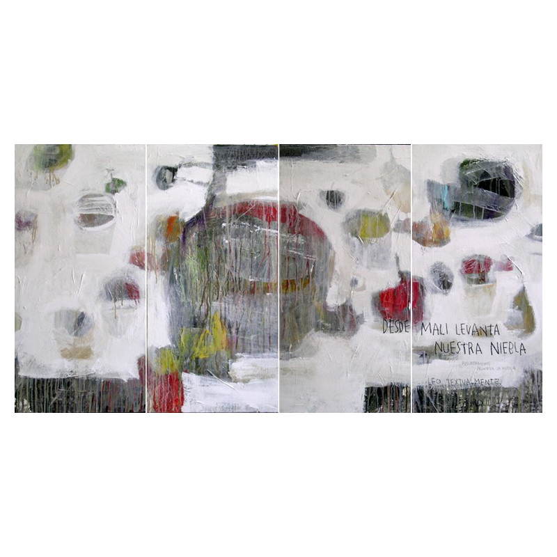 MALI peinture cuadriptyque de The Catman