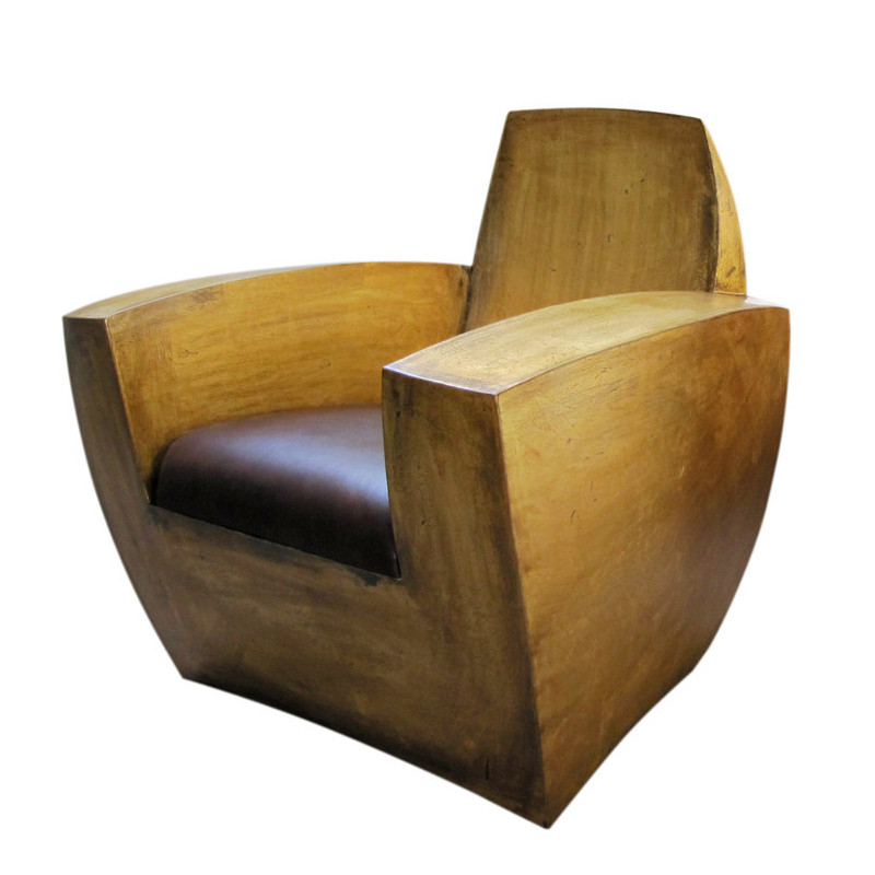 EASY TWO Bronze armchair