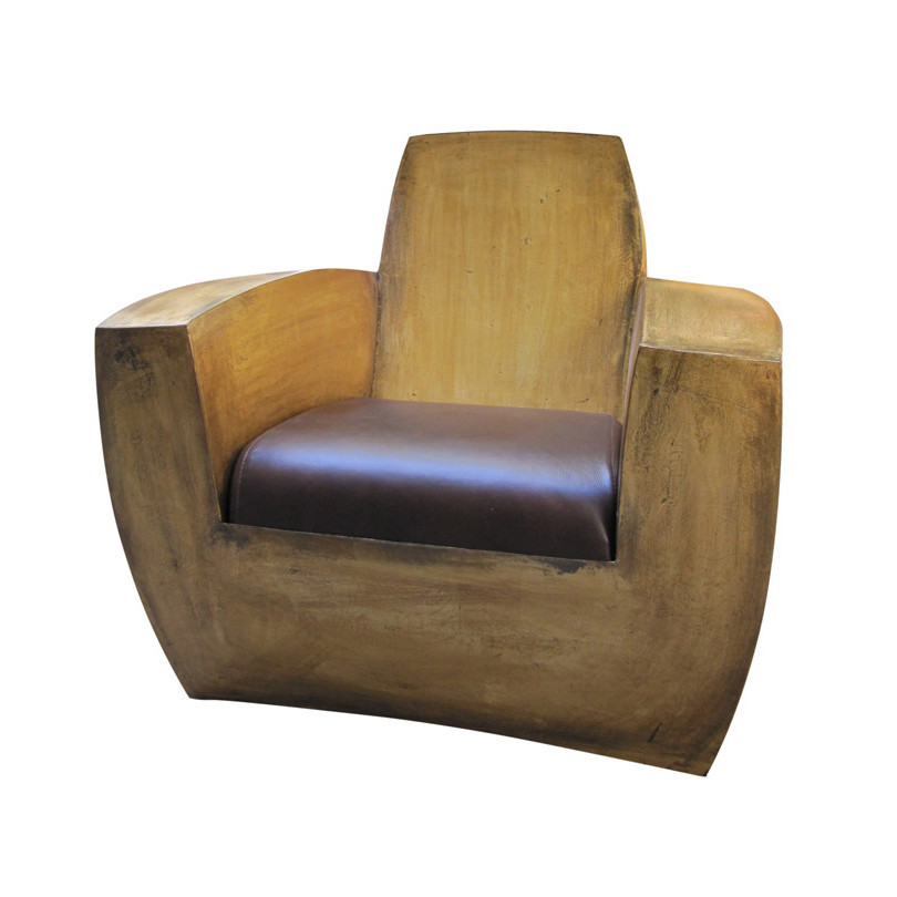 EASY TWO Bronze armchair