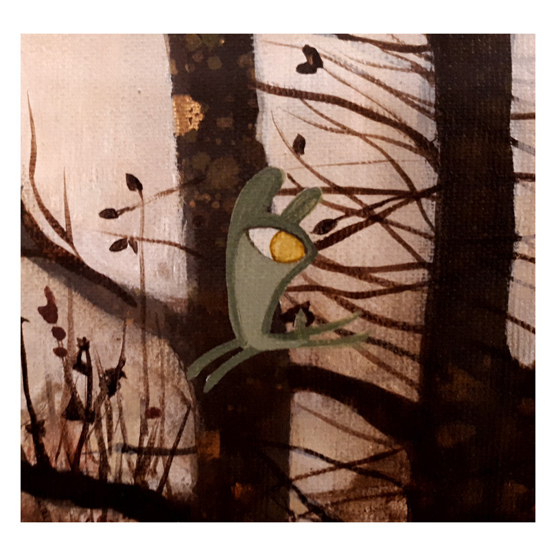 Pareja en el bosque, painting by Vane