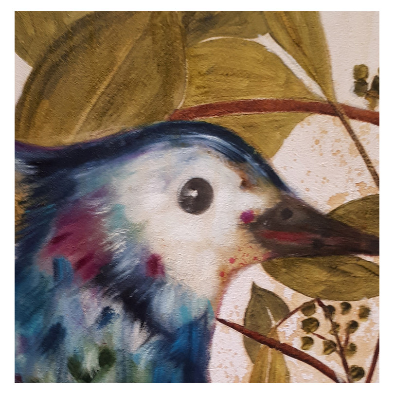 Bird in a vase cuadro de K. Fabrizzi