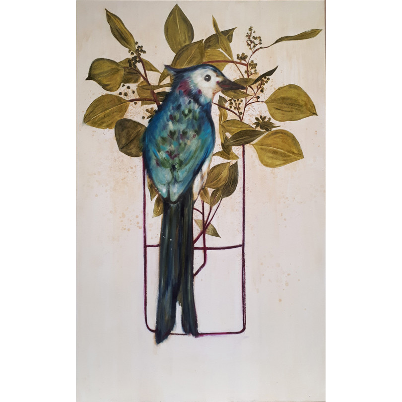 Bird in a vase tableau de K. Fabrizzi