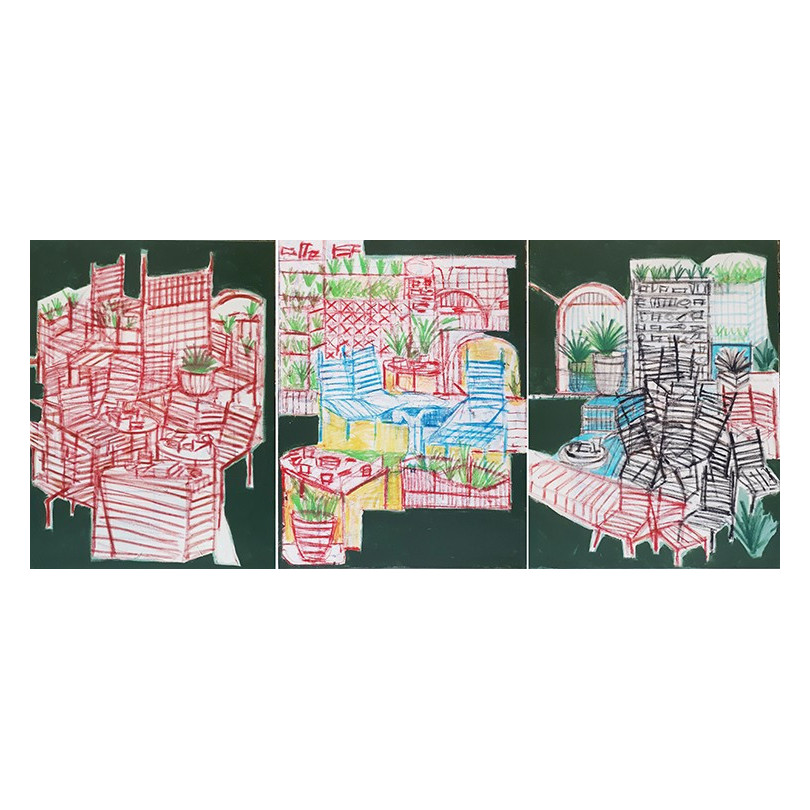 TERRAZAS 03 tableau de Irene Bou