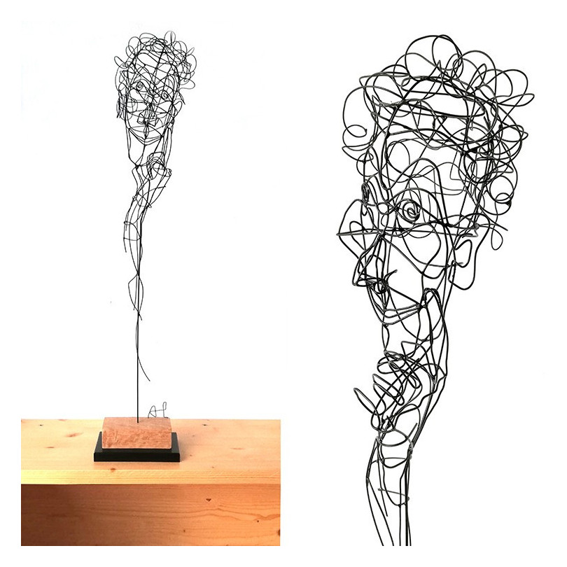 Visage Wire Sculpture 06