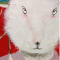 Bunny & Circus cuadro retrato de K. Fabrizzi