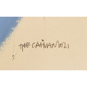 EL COLOR CON QUE SE MIRA peinture sur carton de The Catman