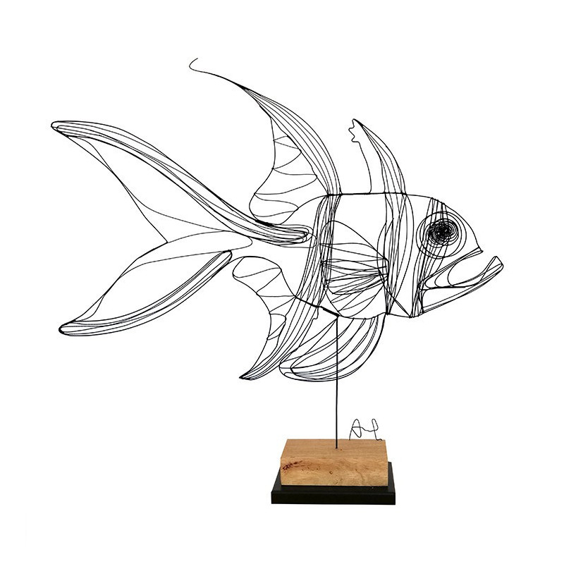 CARDINAL FISH sculpture