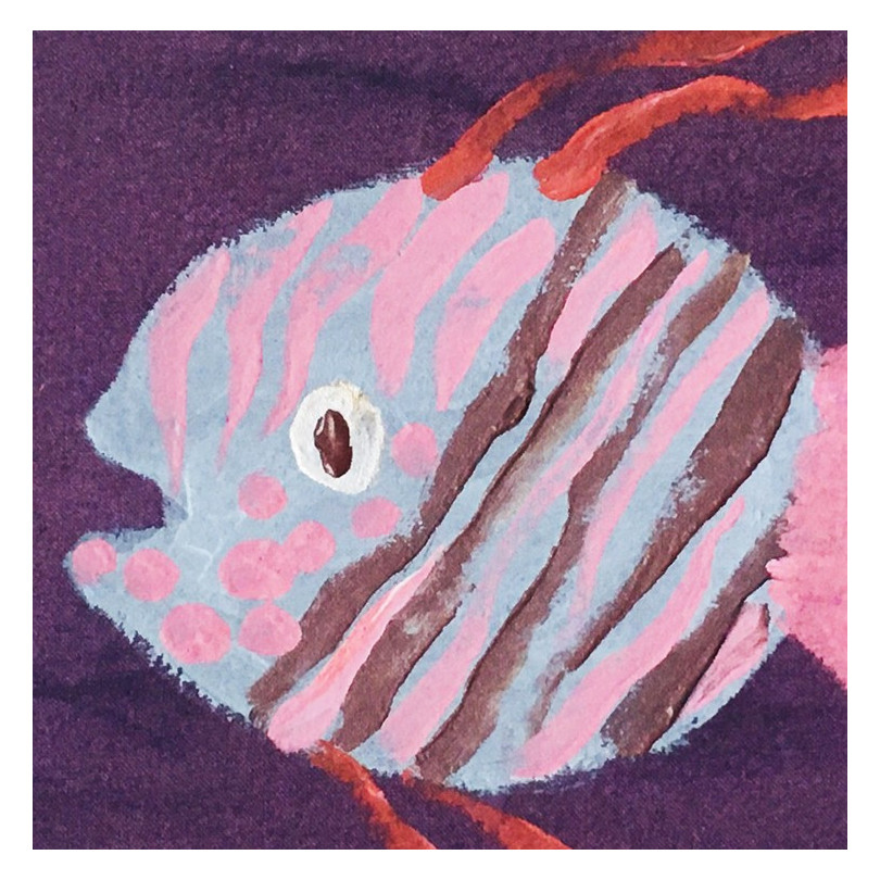 FUNNY FISH 08 painting by Susana del Baño