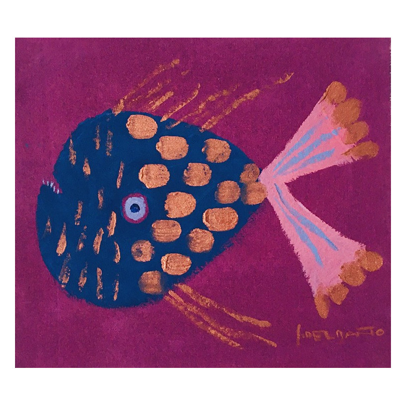 FUNNY FISH 09 painting by Susana del Baño