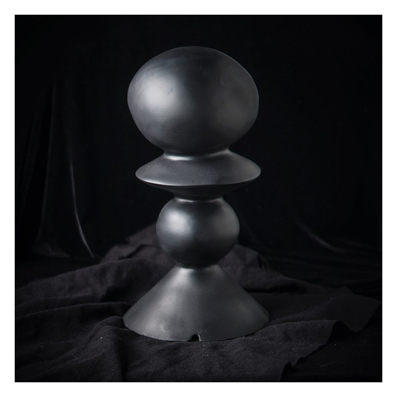 ARGINAUTA NOIRE lampe de table en céramique noire