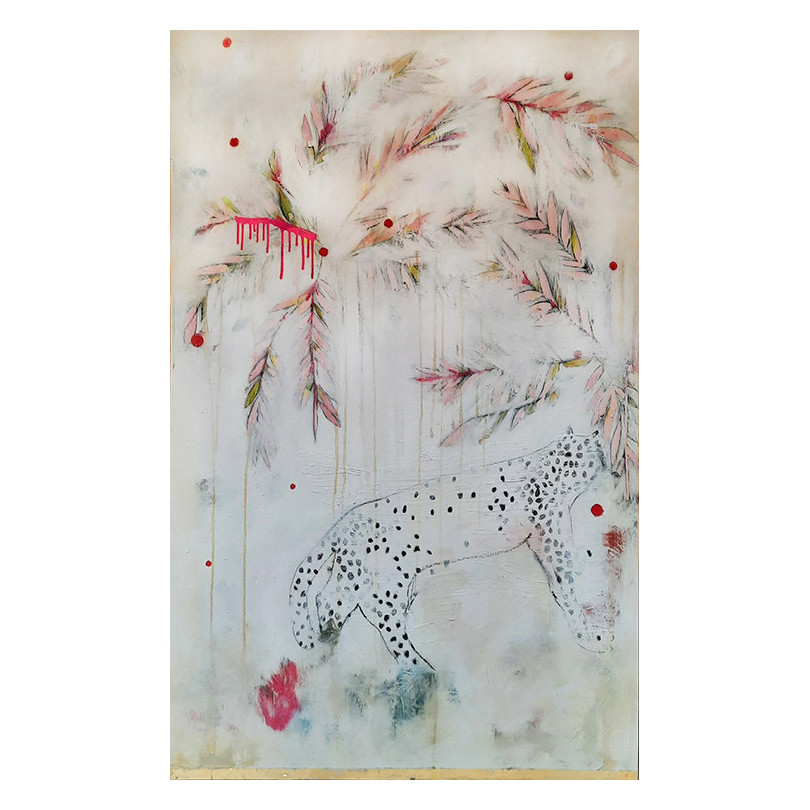 SWEET FOREST 02 painting, artwork by Karenina Fabrizzi