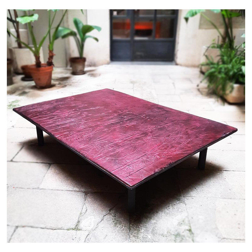 EMPREINTES 22 coffee table, one-off piece by Josep Cerdá