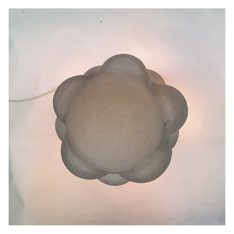 MONTERA lámpara de mesa en ceramica blanca