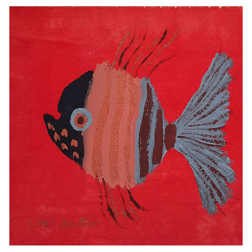 FUNNY FISH 226 painting, arwork by Susana del Baño