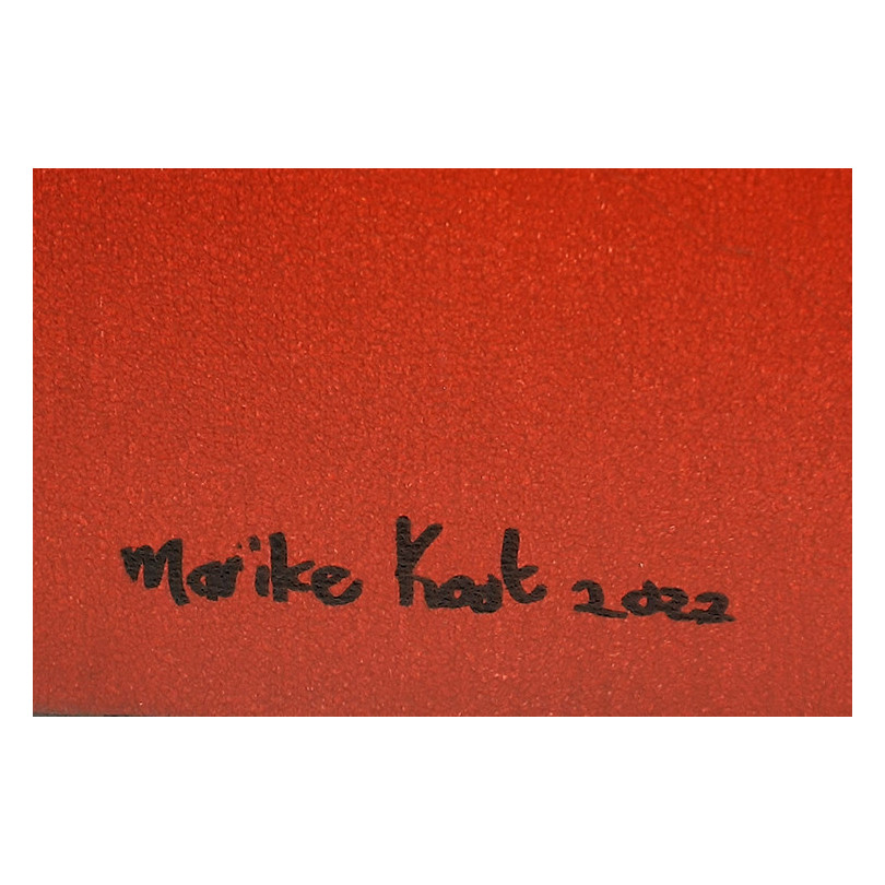 GEMS tableau, portrait d'un isard peint par Marike Koot