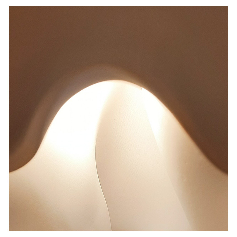 IZUR lámpara de techo en ceramica blanca