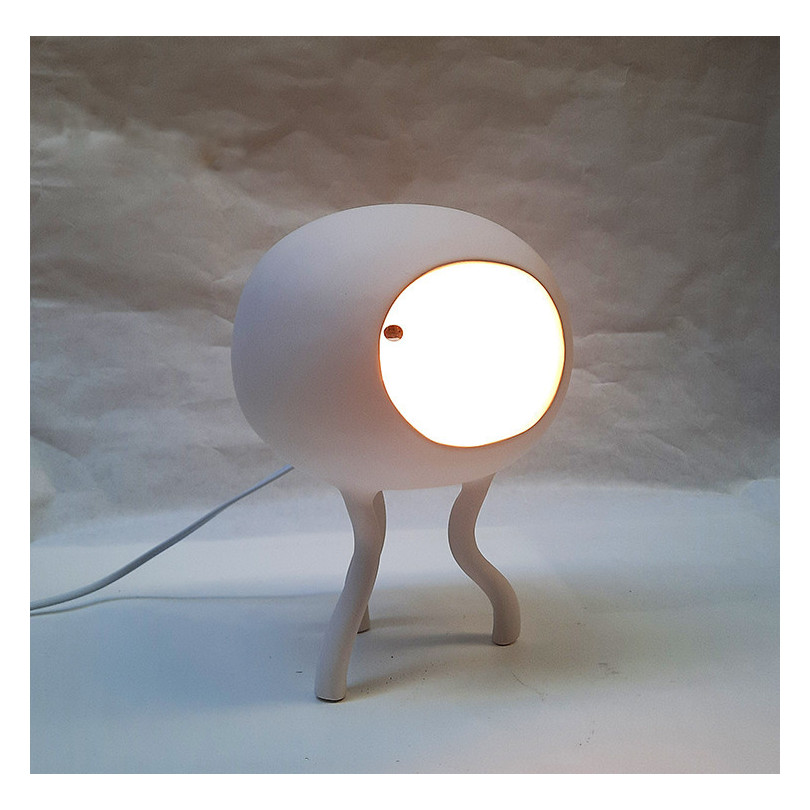 TARTALO lampe de table en céramique blanche