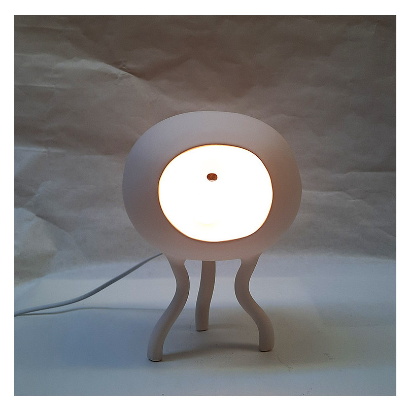 TARTALO white ceramic table lamp