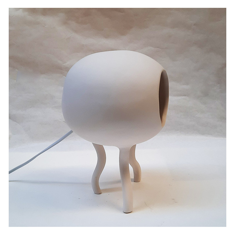 TARTALO white ceramic table lamp