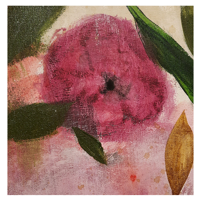 PINK SUMMER painting, artwork by Karenina Fabrizzi