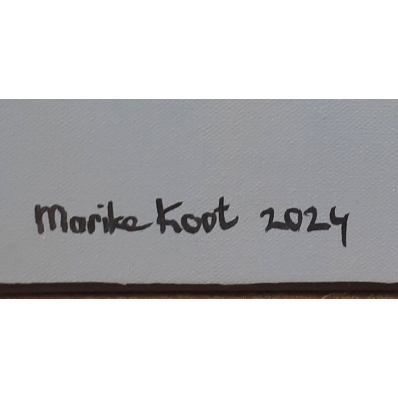 Signature de l'artiste peintre Marike Koot