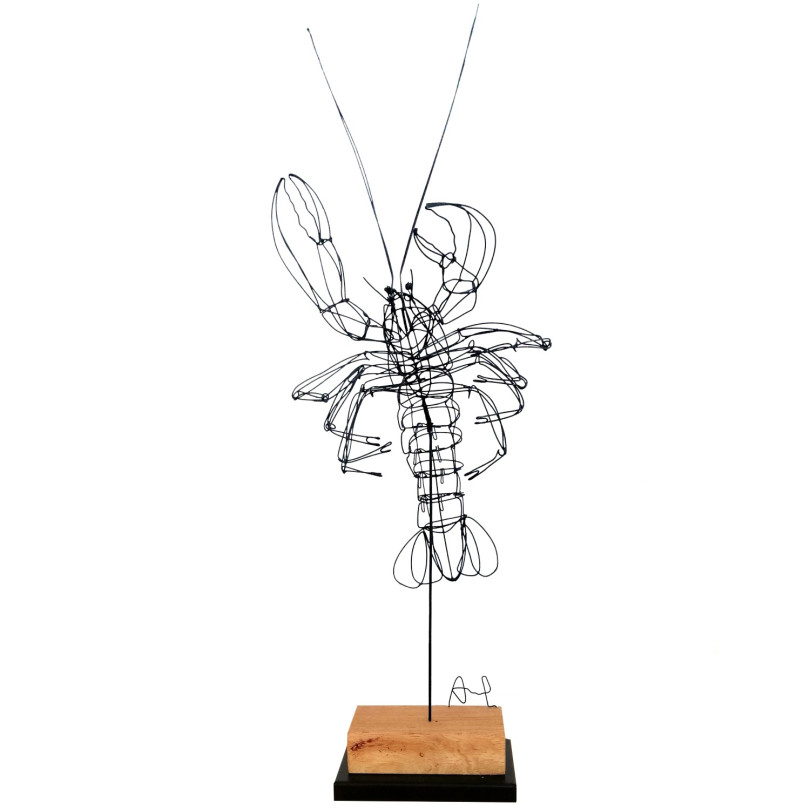 LOBSTER wire sculpture