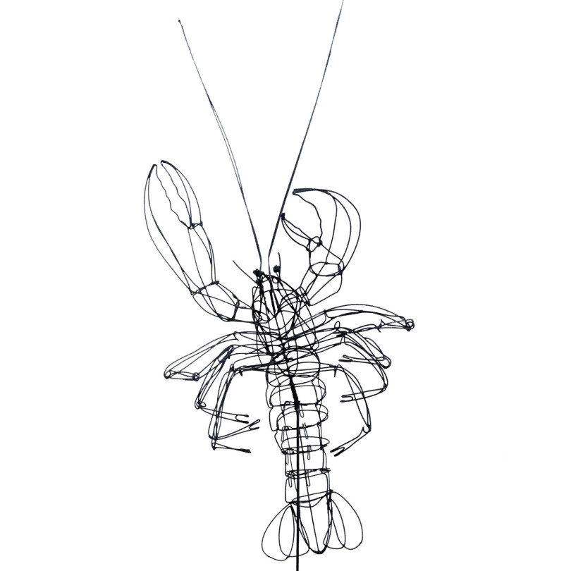 LOBSTER wire sculpture