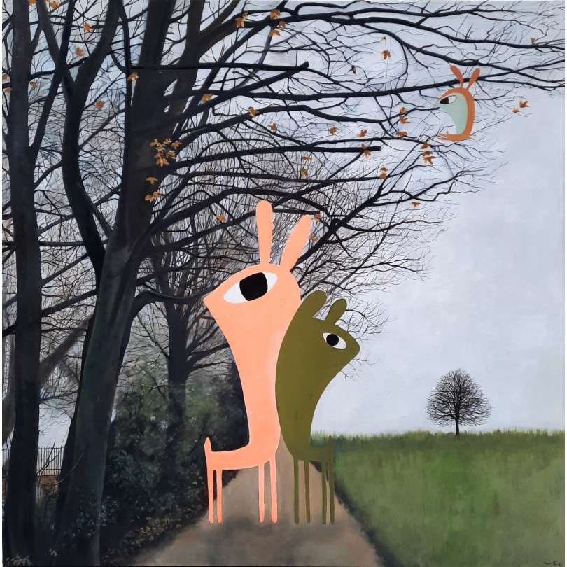 NEW BEGINNING oeuvre grand format de Vanessa Linares