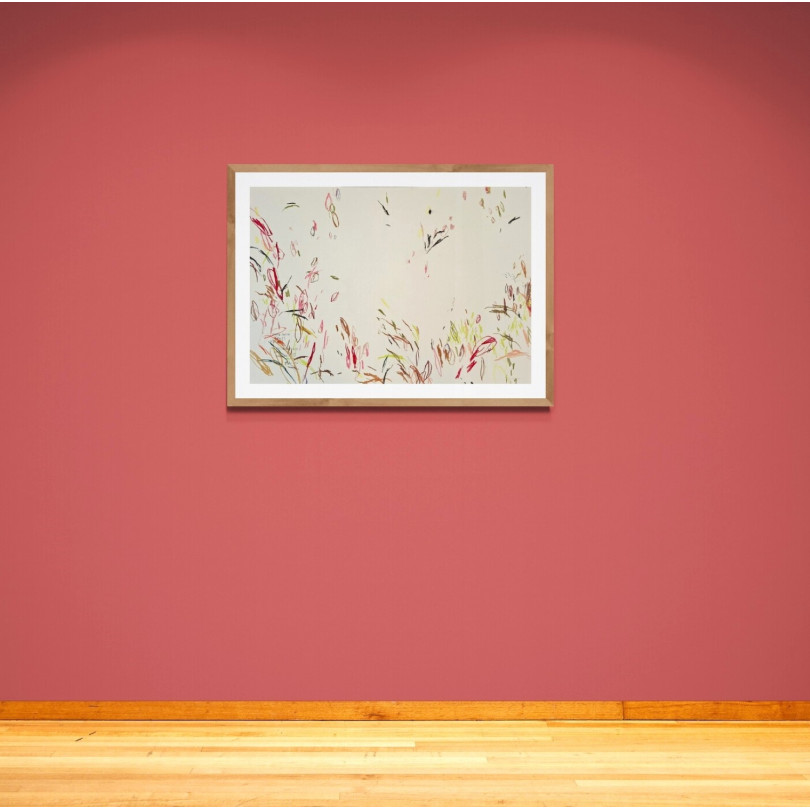 Dessin abstrait et coloré de l'artiste contemporain The Catman