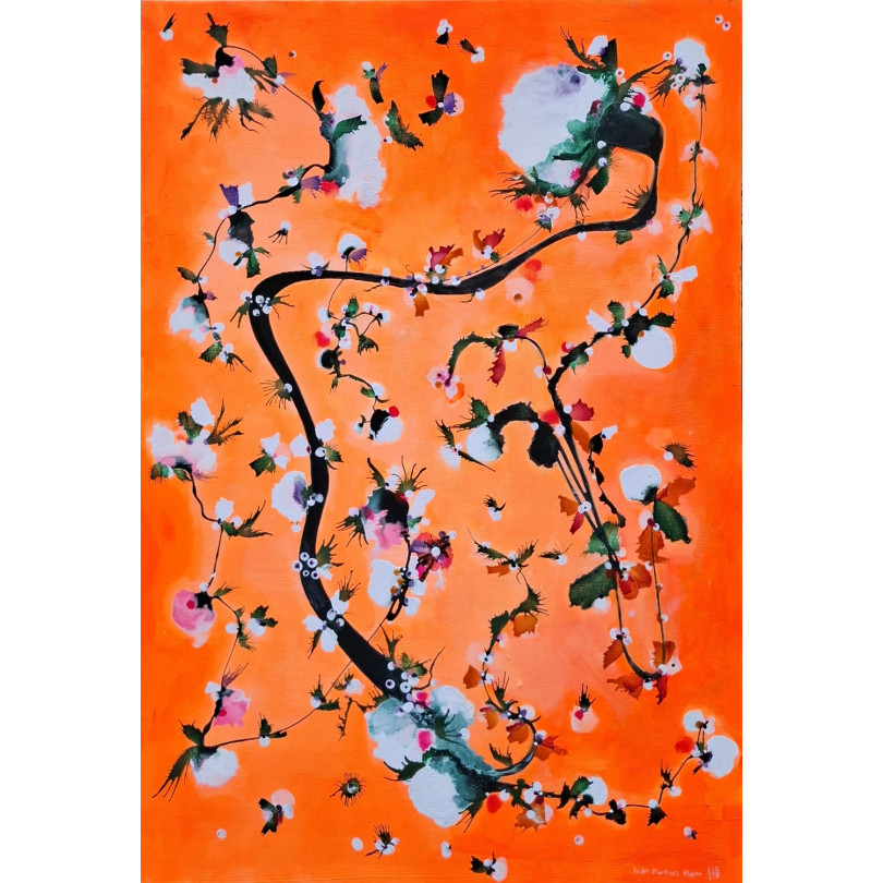 Obra de arte inspirada por la naturaleza del artista Pedro Martinez Marín (o Mainman)