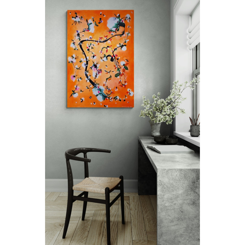 Obra de arte inspirada por la naturaleza del artista Pedro Martinez Marín (o Mainman)