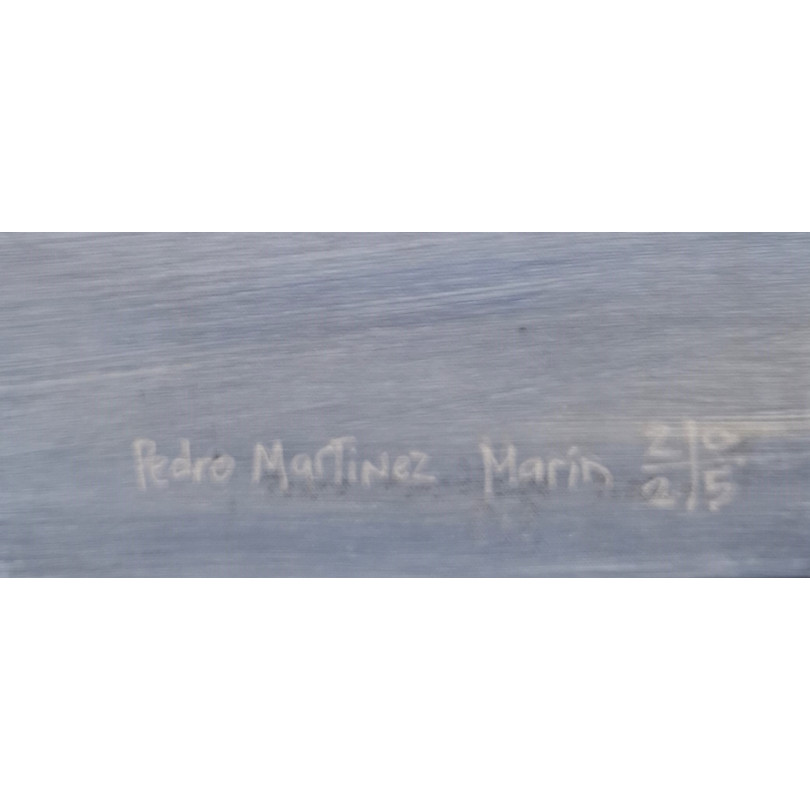 Peinture semi-abstraite et florale de l'artiste Pedro Martinez Marín
