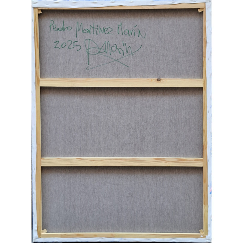 Cuadro semi-abstracto de Mainman (Pedro Martinez Marín)