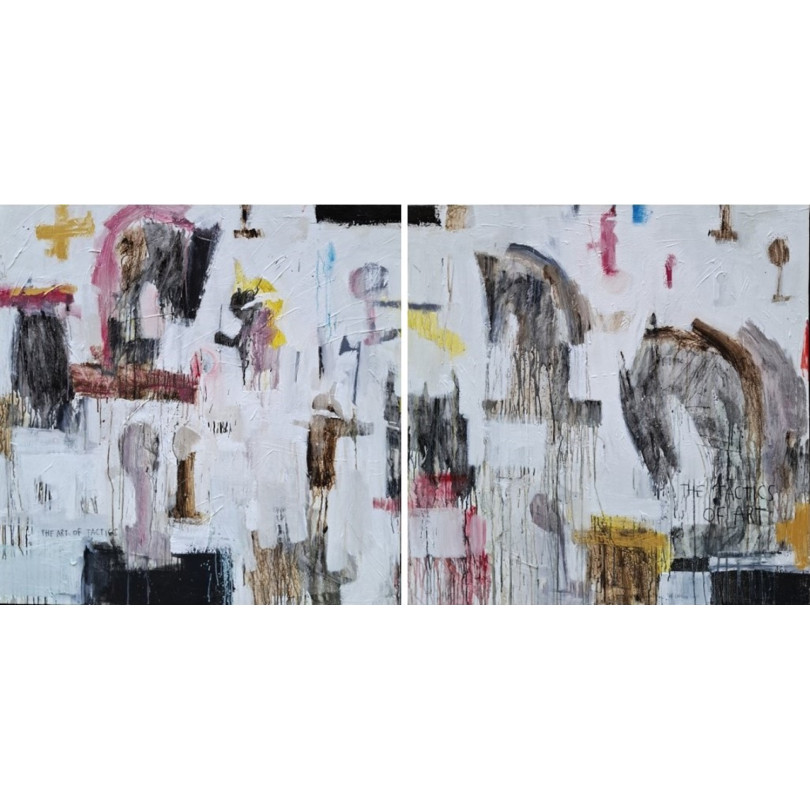 AJEDREZ hand painting by The Catman