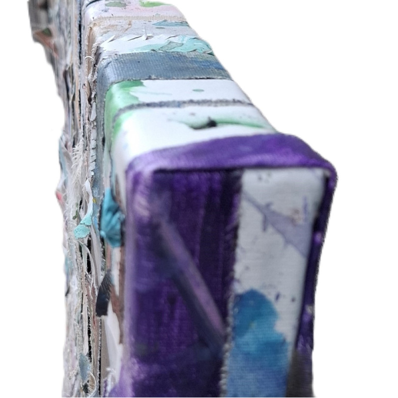 Pintura DANGER: Biblioteca falsa de The Catman para Ici et Là