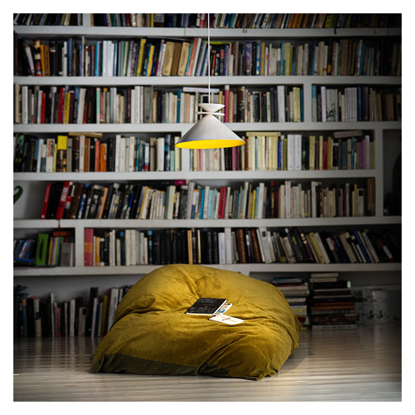 Gauargi blanca, lampara de techo