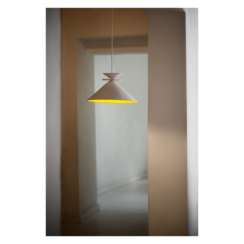 Gauargi blanca, lampara de techo