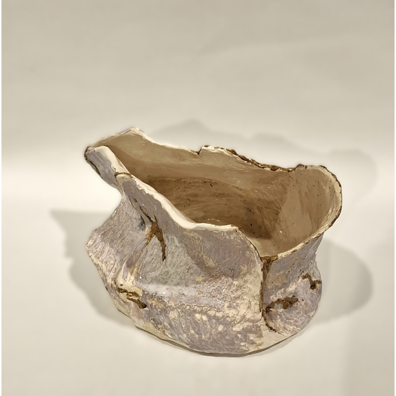 Jarrón ALGAS en porcelana, pieza única