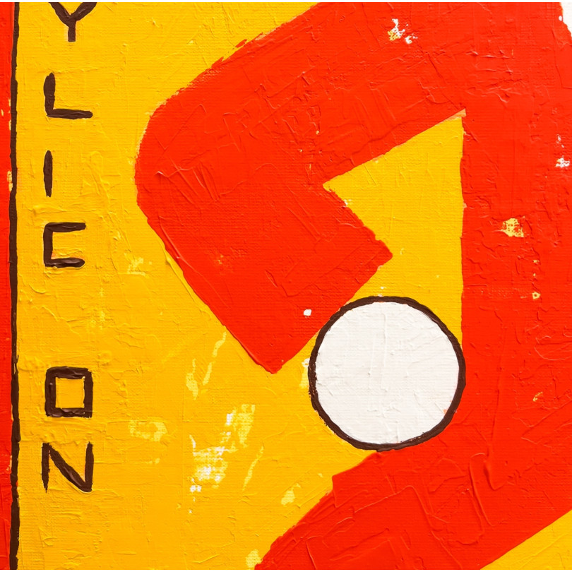 HELL peinture de Kike Ibañez de la série  pour "Hecho de la piel del diablo"