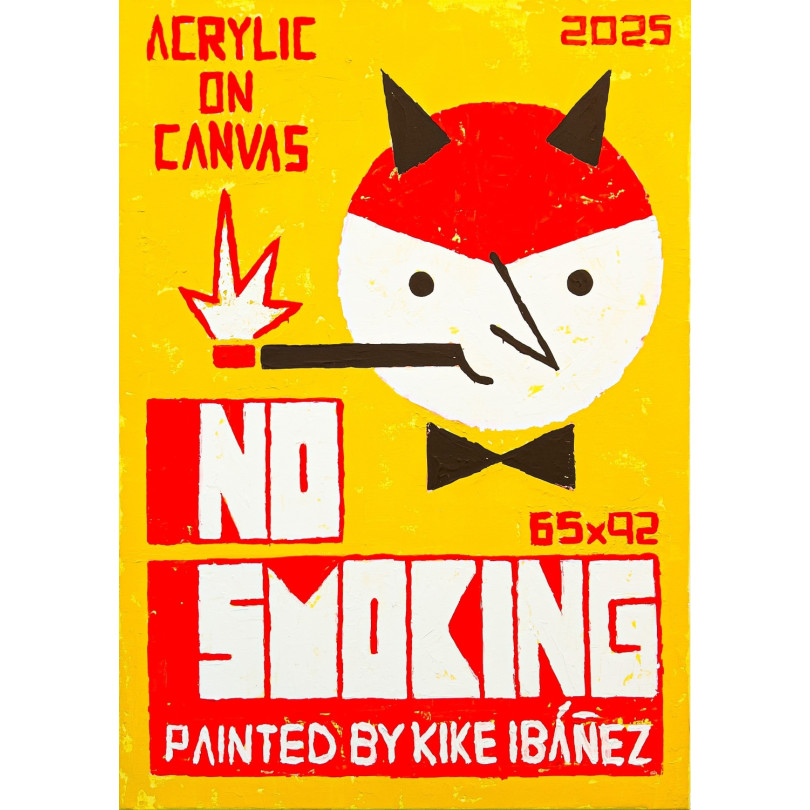 Obra colorida grafica y pop de Kike Ibañez