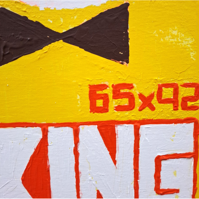 Tableau pop, coloré et graphique de Kike Ibañez