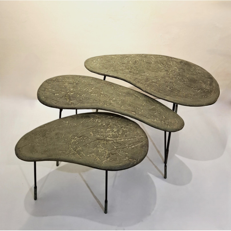 GALETS contemporary coffee table set