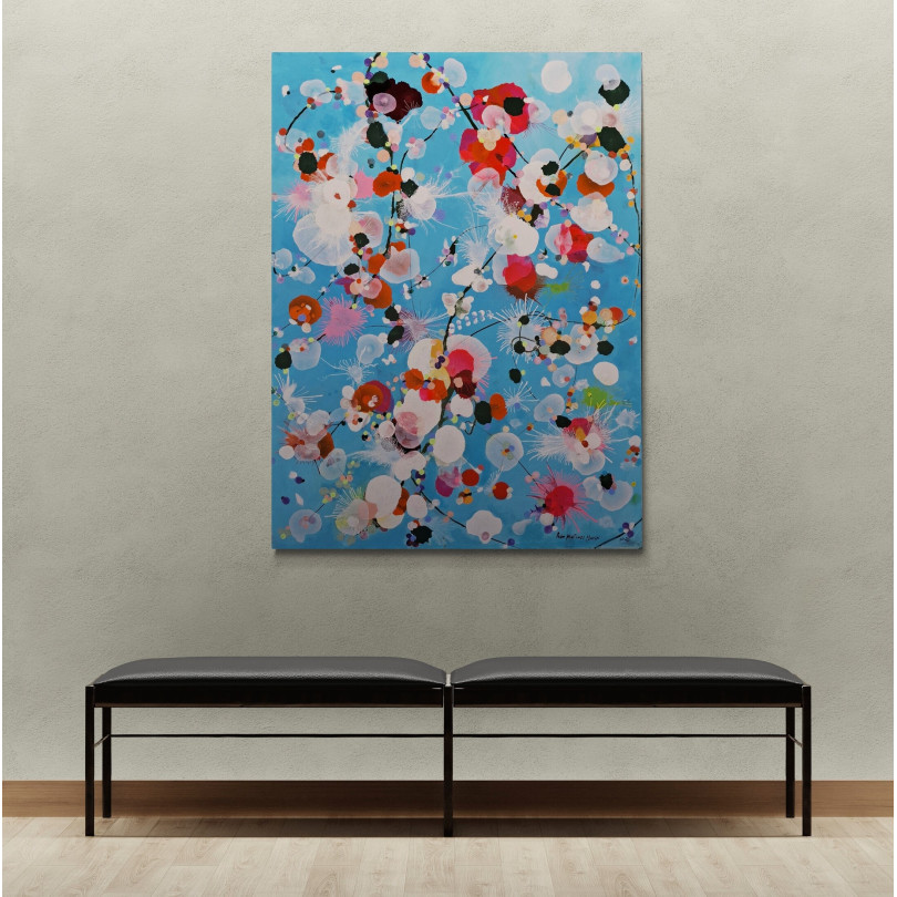 Explosión Floral – Pintura Contemporánea de Pedro Martinez Marín