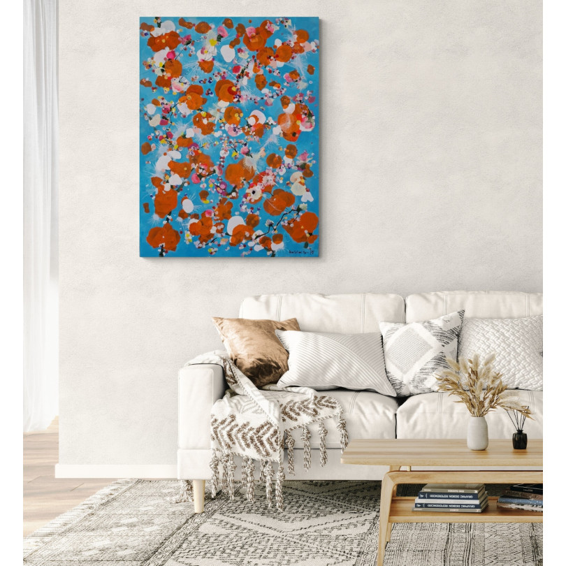 peinture Contemporaine - Explosion de Couleurs