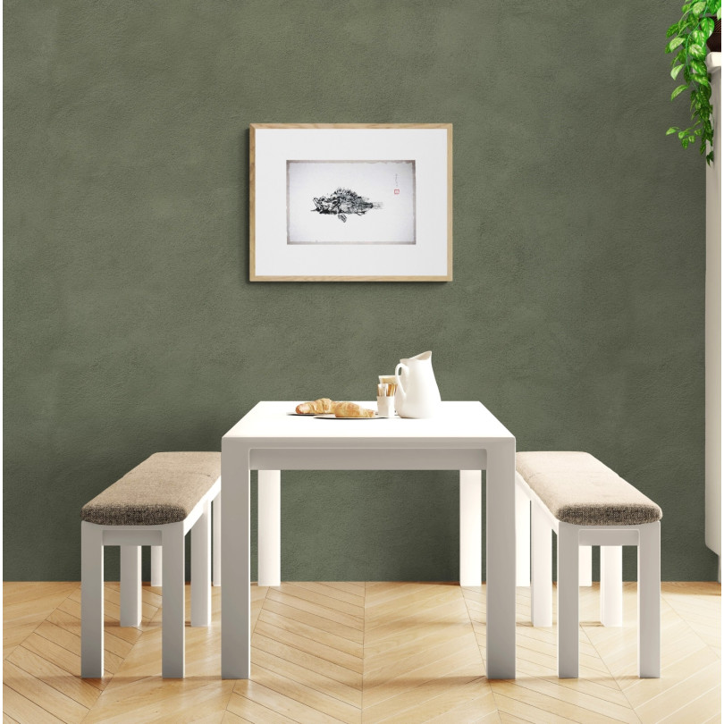 Cuadro Gyotaku - impresión de un pargo en tinta negra sobre papel