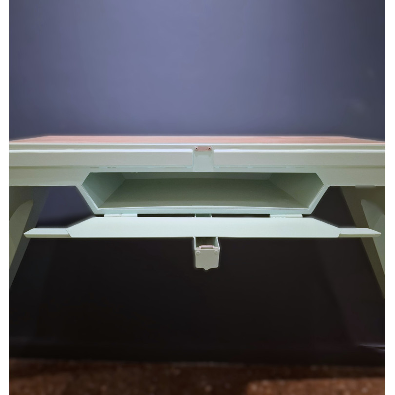 PEGASO consola, mueble de artista en metal lacado