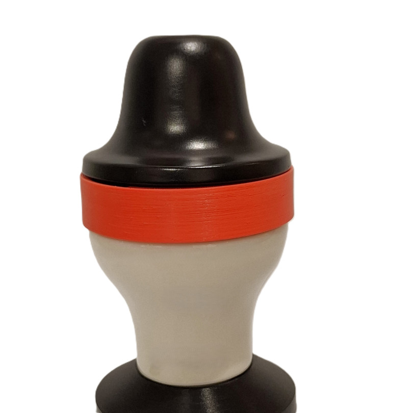 Contemporary totem sculpture with bauhaus inspiration