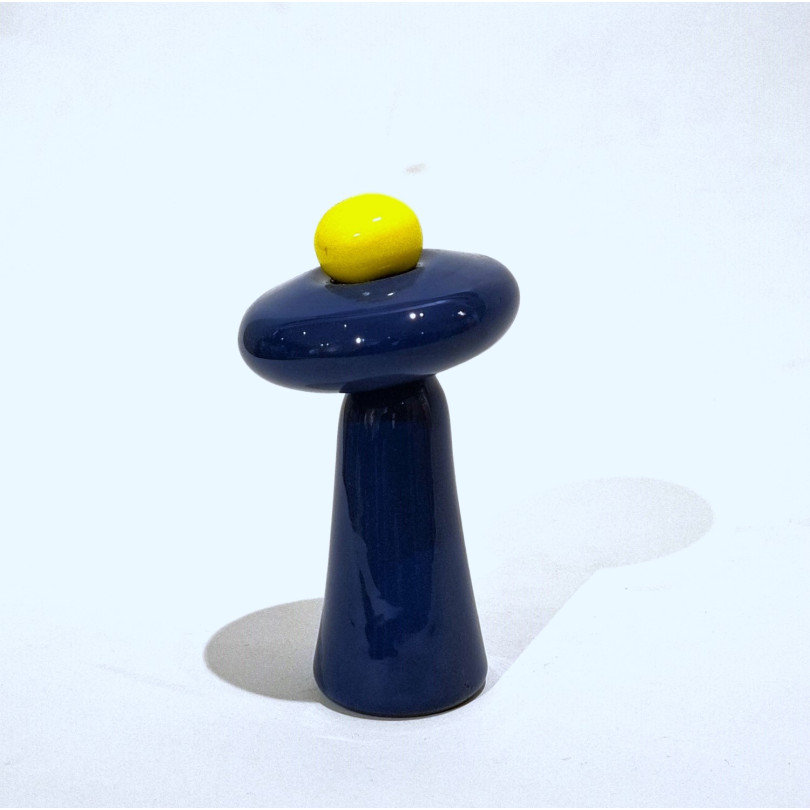The Little Dancer, a unique contemporary art piece in blown glass