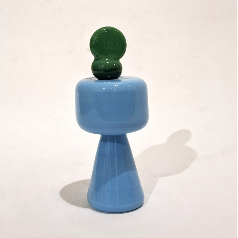 The Little Dancer, petit totem en verre soufflé de couleur