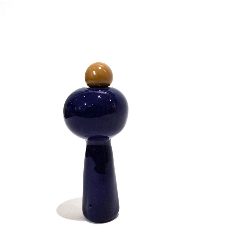 The Little Dancer, petit totem en verre soufflé de couleur